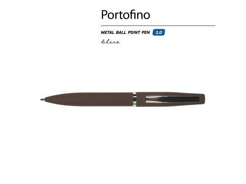 Ручка металлическая шариковая «Portofino», софт-тач 2