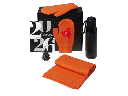 Подарочный набор «Re:Air» с варежками, шарфом и термосом 2