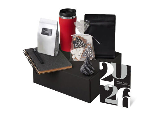 Подарочный набор «Re:Charge» с термокружкой, кофе и блокнотом 1