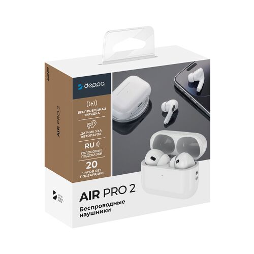 Беспроводные наушники с микрофоном Air Pro 2 , TWS, BT 5.3, 300  6