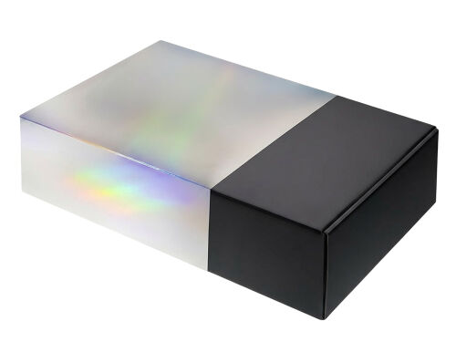 Подарочная коробка с голографическим шубером «Aurora», L 2