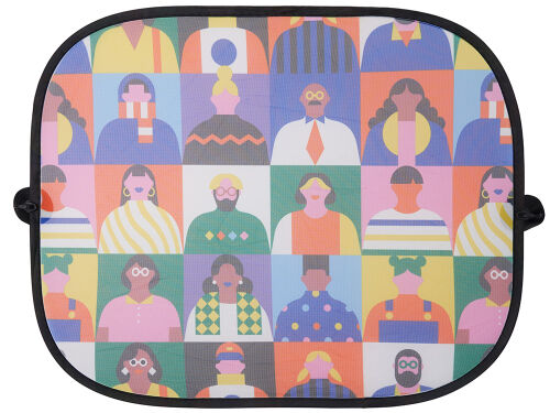 Комплект из 2-х автомобильных солнцезащитных экранов с возможнос 7