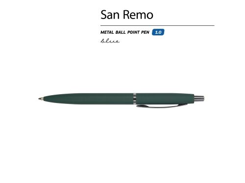 Ручка металлическая шариковая «San Remo», софт-тач 2 Ручка металлическая шариковая «San Remo», софт-тач 2