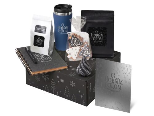 Подарочный набор «Re:Charge» с термокружкой, кофе и блокнотом 1