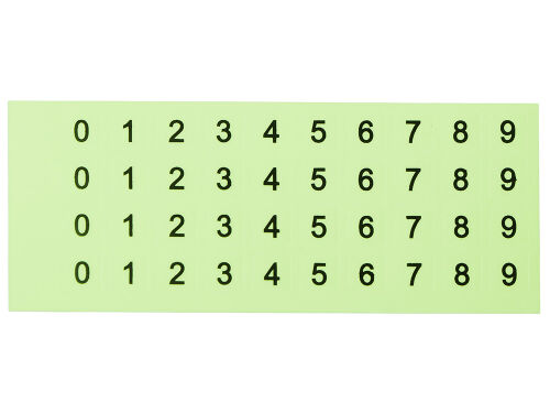 Парковочная визитка «Tempark» v.2 с люминесцентной подсветкой 6