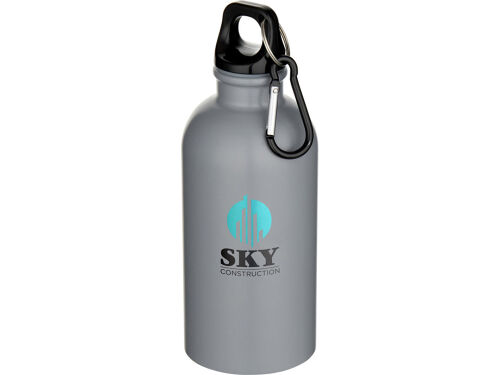 Бутылка для воды «Oregon», переработанная сталь, 400 мл 4