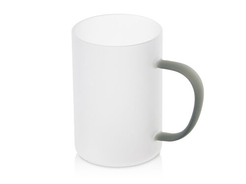 Стеклянная матовая кружка для сублимации «Акцент» 1