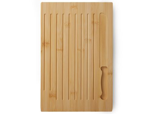Разделочная доска из бамбука «Круста» с хлебным ножом 5