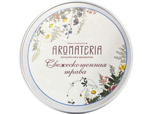 Набор: платок «Русский полевой букет» и свеча «Цветы и травы» 7