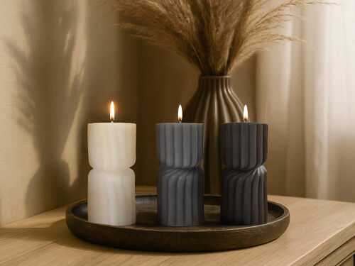 Набор свечей с гранями «Vela» 6