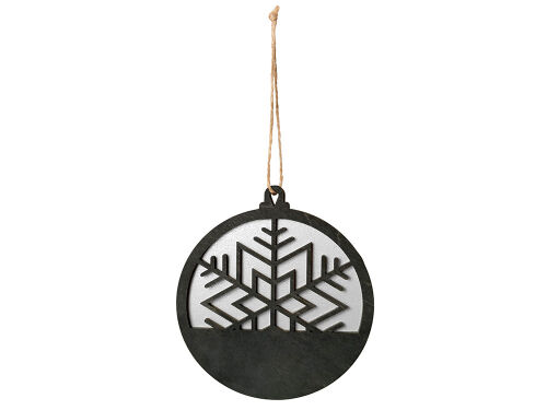 Подвеска деревянная «Noirflake»