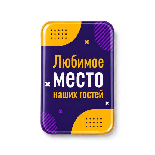 Объемный стикер из эпоксидной смолы на дверь вертикальный 2