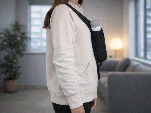 Сумка-слинг «Nomad» на одно плечо из водостойкого переработанног 5