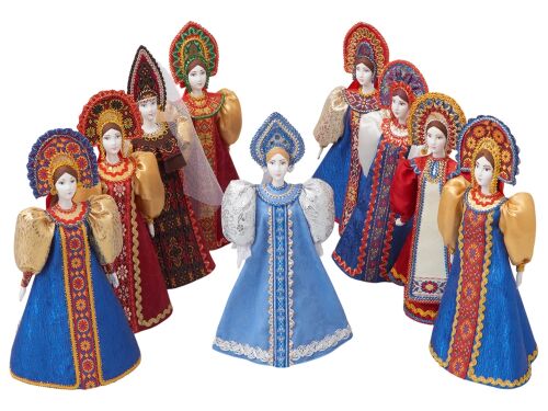 Подарочный набор: кукла фарфоровая, мёд с миксом из орехов 1 Подарочный набор: кукла фарфоровая, мёд с миксом из орехов 1