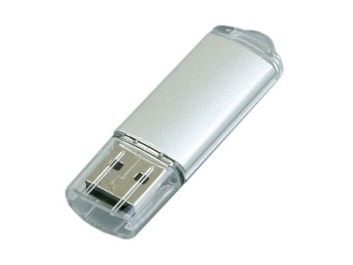 USB 2.0- флешка на 64 Гб с прозрачным колпачком 3