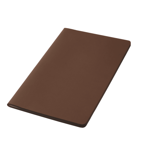Блокнот Alpha slim, коричневый 9