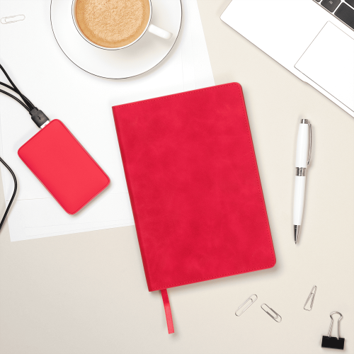 Ежедневник Верона (Verona) недатированный, красный (без упаковки 3