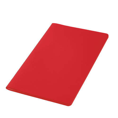 Блокнот Alpha slim, красный 8