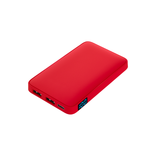 Внешний аккумулятор с подсветкой Ancor 5000 mAh, красный 1 Внешний аккумулятор с подсветкой Ancor 5000 mAh, красный 1