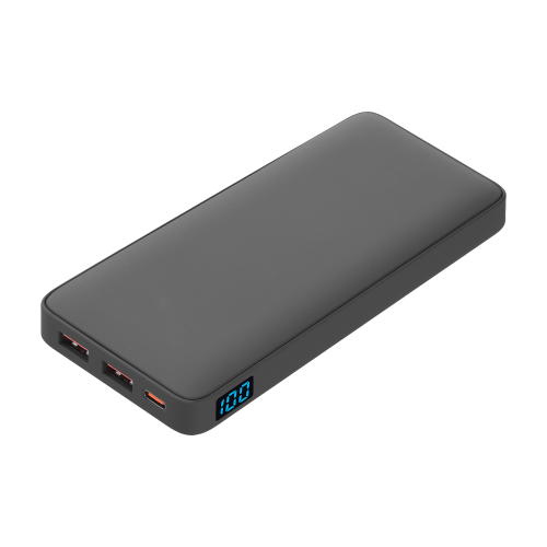 Внешний аккумулятор с подсветкой Ancor PD Plus 10000 mAh, серый 1 Внешний аккумулятор с подсветкой Ancor PD Plus 10000 mAh, серый 1