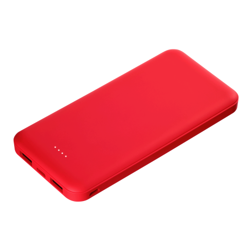 Внешний аккумулятор Elari Plus 10000 mAh, красный 1 Внешний аккумулятор Elari Plus 10000 mAh, красный 1