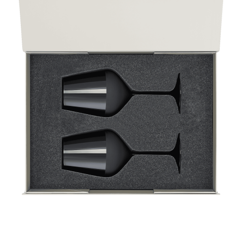 Подарочный набор 2 бокала для вина Блэк Эдишн (Black edition) в  2