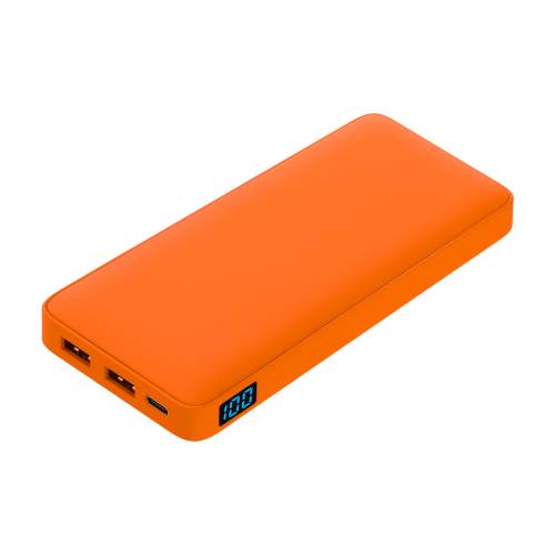 Внешний аккумулятор с подсветкой Ancor Plus 10000 mAh, оранжевый 1 Внешний аккумулятор с подсветкой Ancor Plus 10000 mAh, оранжевый 1