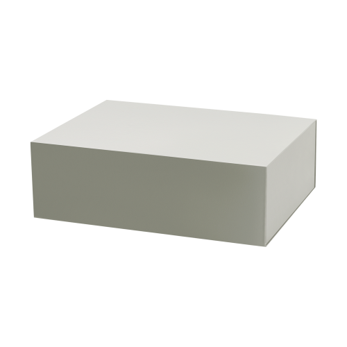 Подарочная коробка-трансформер средняя, серая 2