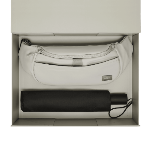 Подарочный набор Boston, Filton, серый (поясная сумка, зонт) 3