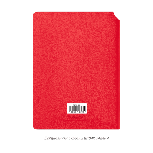 Ежедневник Молто (Molto) недатированный, красный (без упаковки,  6