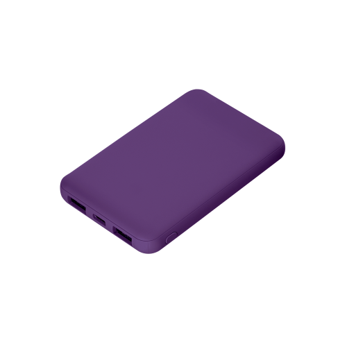 Внешний аккумулятор Elari 5000 mAh, фиолетовый 1 Внешний аккумулятор Elari 5000 mAh, фиолетовый 1