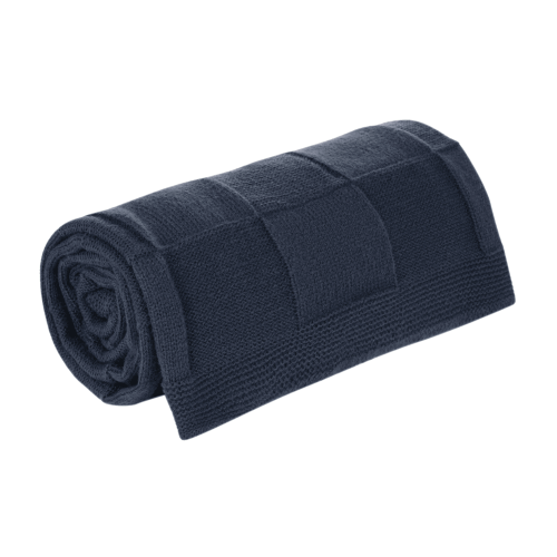 Плед Cella Soft вязаный, 160*90 см, синий 2 Плед Cella Soft вязаный, 160*90 см, синий 2