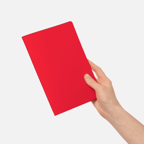 Блокнот Corsa slim, красный 5