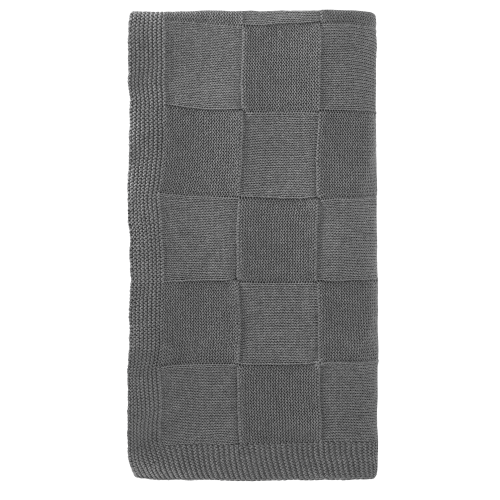 Плед Cella вязаный, серый (без подарочной коробки) 2