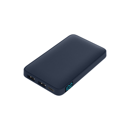 Внешний аккумулятор с подсветкой Ancor 5000 mAh, синий 1 Внешний аккумулятор с подсветкой Ancor 5000 mAh, синий 1