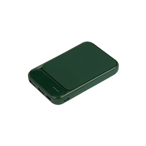 Внешний аккумулятор с подсветкой Starlight PB 5000 mAh, зеленый 1 Внешний аккумулятор с подсветкой Starlight PB 5000 mAh, зеленый 1