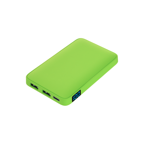 Внешний аккумулятор с подсветкой Ancor 5000 mAh, салатовый 1 Внешний аккумулятор с подсветкой Ancor 5000 mAh, салатовый 1