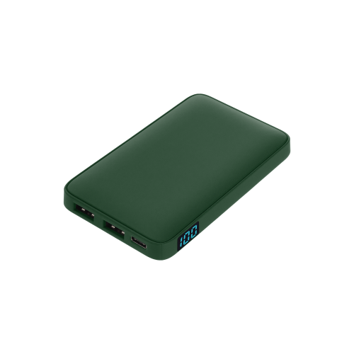 Внешний аккумулятор с подсветкой Ancor 5000 mAh, зеленый 1 Внешний аккумулятор с подсветкой Ancor 5000 mAh, зеленый 1