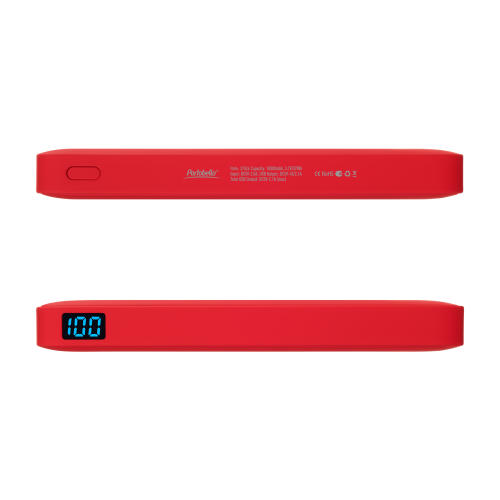 Внешний аккумулятор с подсветкой Ancor Plus 10000 mAh, красный 4 Внешний аккумулятор с подсветкой Ancor Plus 10000 mAh, красный 4
