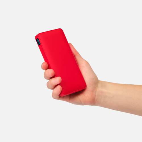 Внешний аккумулятор с подсветкой Ancor Plus 10000 mAh, красный 6 Внешний аккумулятор с подсветкой Ancor Plus 10000 mAh, красный 6
