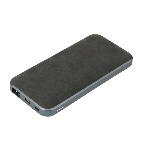 Внешний аккумулятор In Velour 10000 mAh, серый 1 Внешний аккумулятор In Velour 10000 mAh, серый 1