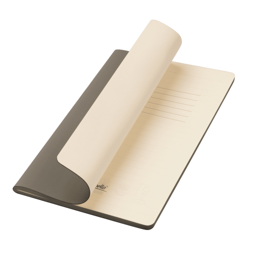Блокнот Alpha slim, серый 1 Блокнот Alpha slim, серый 1