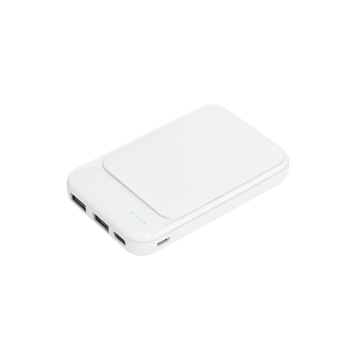 Внешний аккумулятор с подсветкой Starlight PB 5000 mAh, белый 1 Внешний аккумулятор с подсветкой Starlight PB 5000 mAh, белый 1