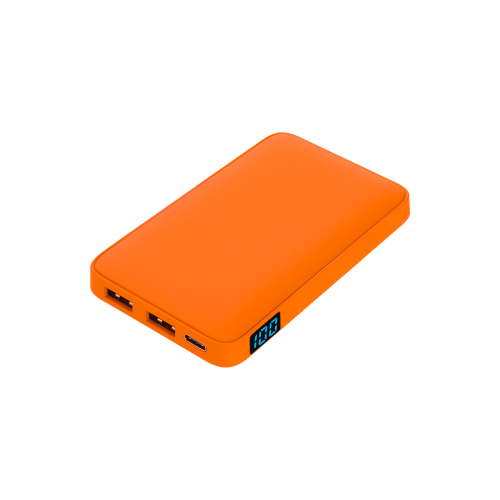 Внешний аккумулятор с подсветкой Ancor 5000 mAh, оранжевый 1 Внешний аккумулятор с подсветкой Ancor 5000 mAh, оранжевый 1