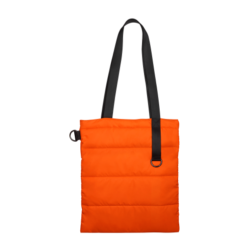 Шоппер Superbag Bubble, с кнопкой (оранжевый с черным) 1 Шоппер Superbag Bubble, с кнопкой (оранжевый с черным) 1