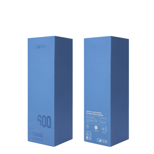 Термос S-travel с датчиком температуры 600 мл. (красный) 7