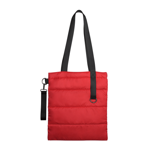 Шоппер Superbag Bubble, с кнопкой (красный с черным) 2 Шоппер Superbag Bubble, с кнопкой (красный с черным) 2