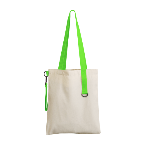 Шоппер Superbag (неокрашенный с салатовым) 4