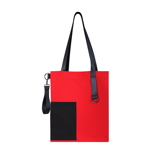 Шоппер Superbag Color (красный с чёрным) 3
