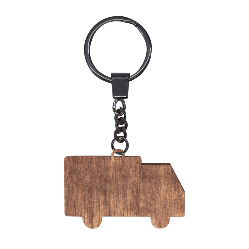 Брелок Грузовик (белый с синим) 5